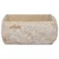 Preview: Waschbecken Creme 30x30x13 cm Marmor