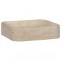 Preview: ARDEBO.de - Waschbecken Creme 40x40x10 cm Marmor