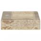 Preview: Wandwaschbecken Creme 38x24x6,5 cm Marmor