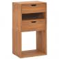 Preview: ARDEBO.de - Beistellschrank 40x30x76 cm Teak Massivholz