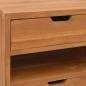 Preview: Beistellschrank 40x30x76 cm Teak Massivholz