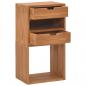 Preview: Beistellschrank 40x30x76 cm Teak Massivholz