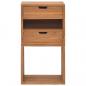 Preview: Beistellschrank 40x30x76 cm Teak Massivholz