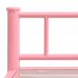 Preview: Nachttische 2 Stk. Rosa Transparent Metall und Glas