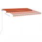 Preview: Standmarkise Automatisch 300x250 cm Orange/Braun