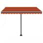 Preview: Standmarkise Automatisch 300x250 cm Orange/Braun