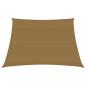 Preview: ARDEBO.de - Sonnensegel 160 g/m² Taupe 3/4x2 m HDPE