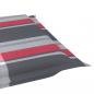 Preview: Sonnenliegen-Auflage Rot Karomuster 186x58x3 cm Oxford-Gewebe