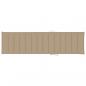 Preview: Sonnenliegen-Auflage Beige 200x50x3 cm Oxford-Gewebe