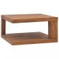 Preview: ARDEBO.de - Couchtisch 65x65x33 cm Teak Massivholz 