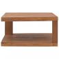 Preview: Couchtisch 65x65x33 cm Teak Massivholz 