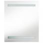 Preview: LED-Bad-Spiegelschrank Betongrau 50x14x60 cm