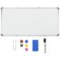 Preview: Magnetisches Whiteboard Weiß 110x60 cm Stahl