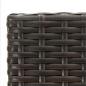 Preview: Barhocker 4 Stk. Braun Poly Rattan