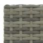 Preview: Barhocker 4 Stk. Grau Poly Rattan