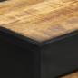 Preview: Konsolentisch 110x35x75 cm Raues Mangoholz