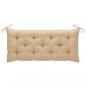 Preview: Gartenbank-Auflagen 2 Stk. Beige 120x50x7 cm Oxford-Gewebe