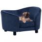 Preview: ARDEBO.de - Hundesofa Blau 69x49x40 cm Plüsch   