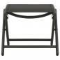 Preview: 3-tlg. Garten-Lounge-Set Textilene und Aluminium Schwarz