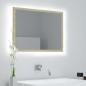 Preview: LED-Badspiegel Sonoma-Eiche 60x8,5x37 cm Acryl