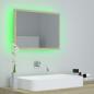 Preview: LED-Badspiegel Sonoma-Eiche 60x8,5x37 cm Acryl