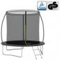 Preview: ARDEBO.de - Trampolin-Set Rund 244×55 cm 100 kg