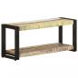 Preview: TV-Schrank 90x30x40 cm Altholz Massiv