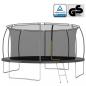 Preview: ARDEBO.de - Trampolin-Set Rund 460×80 cm 150 kg