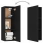 Preview: TV-Schrank Schwarz 30,5x30x90 cm Holzwerkstoff