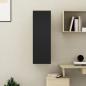 Preview: TV-Schrank Schwarz 30,5x30x90 cm Holzwerkstoff