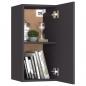 Preview: TV-Schrank Grau 30,5x30x60 cm Holzwerkstoff