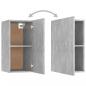 Preview: TV-Schrank Betongrau 30,5x30x60 cm Holzwerkstoff