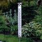 Preview: ARDEBO.de - HI Solar-Gartenleuchte mit Thermometer