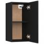 Preview: TV-Schrank Schwarz 30,5x30x60 cm Holzwerkstoff