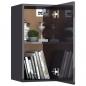 Preview: TV-Schrank Hochglanz-Grau 30,5x30x60 cm Holzwerkstoff