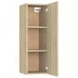 Preview: TV-Schrank Sonoma-Eiche 30,5x30x90 cm Holzwerkstoff