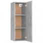 Preview: TV-Schrank Betongrau 30,5x30x90 cm Holzwerkstoff