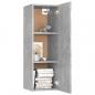 Preview: TV-Schrank Betongrau 30,5x30x90 cm Holzwerkstoff