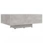 Preview: Couchtisch Betongrau 85x55x31 cm Holzwerkstoff