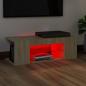 Preview: TV-Schrank mit LED-Leuchten Sonoma-Eiche 90x39x30cm