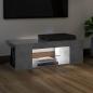 Preview: TV-Schrank mit LED-Leuchten Betongrau 90x39x30 cm