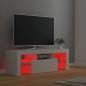 Preview: TV-Schrank mit LED-Leuchten Weiß 120x35x40 cm