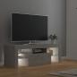 Preview: TV-Schrank mit LED-Beleuchtung Betongrau 120x35x40 cm