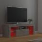 Preview: TV-Schrank mit LED-Beleuchtung Betongrau 120x35x40 cm