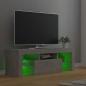 Preview: TV-Schrank mit LED-Beleuchtung Betongrau 120x35x40 cm