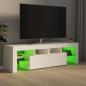 Preview: TV-Schrank mit LED-Beleuchtung Weiß 140x36,5x40 cm