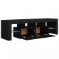 Preview: TV-Schrank mit LED-Beleuchtung Schwarz 140x36,5x40 cm