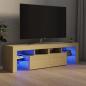 Preview: ARDEBO.de - TV-Schrank mit LED-Beleuchtung Sonoma-Eiche 140x36,5x40 cm