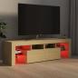 Preview: TV-Schrank mit LED-Beleuchtung Sonoma-Eiche 140x36,5x40 cm