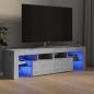 Preview: ARDEBO.de - TV-Schrank mit LED-Beleuchtung Betongrau 140x36,5x40 cm